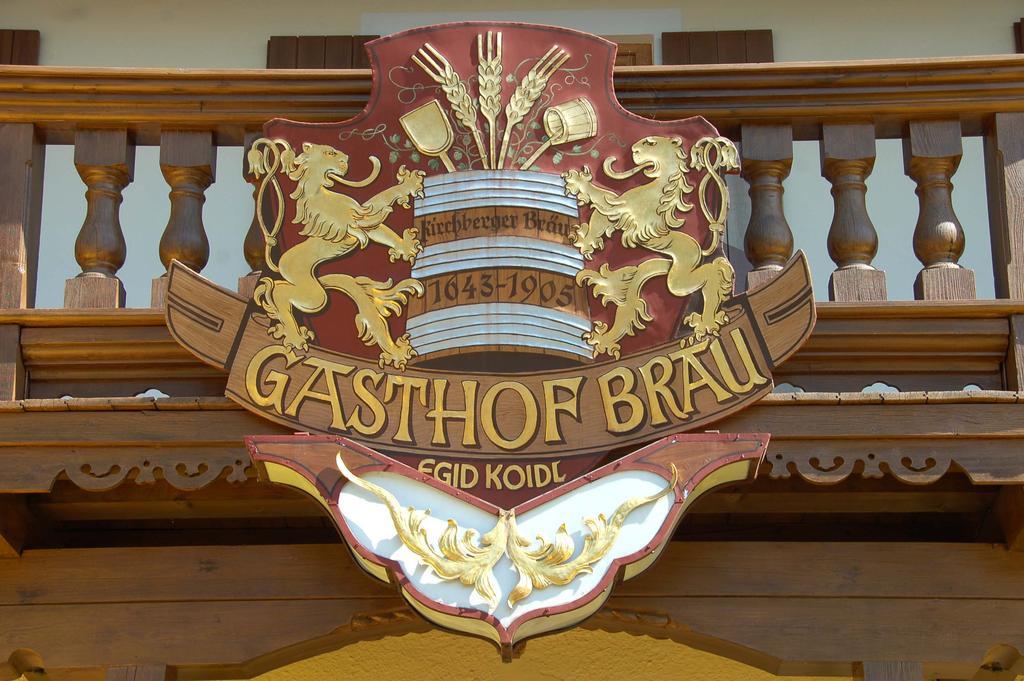 Hotel Braeuwirt Кирхберг Экстерьер фото